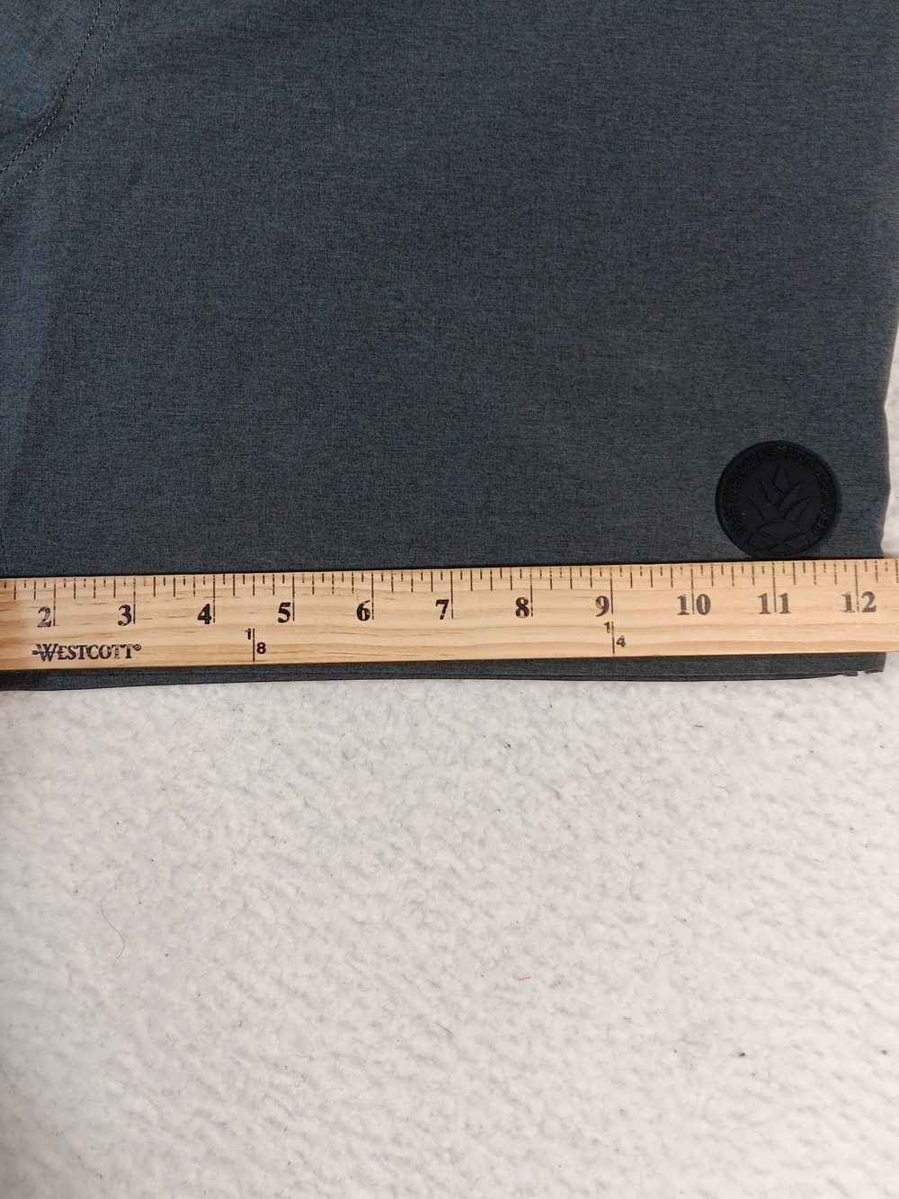Chubbies Shorts Mens Large Gray 5.5" Inseam Performance Drawstring Linerless - Picture 12 of 13